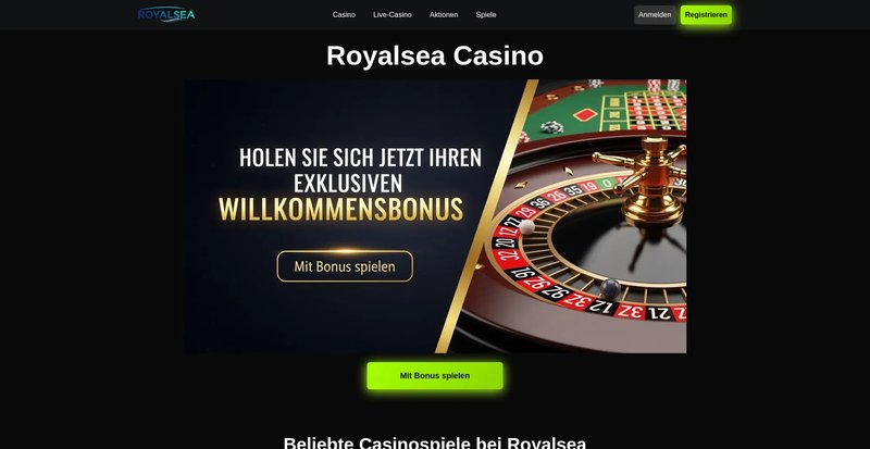 Royal Sea Casino: Ihr exklusives Spielerlebnis im deutschen Markt